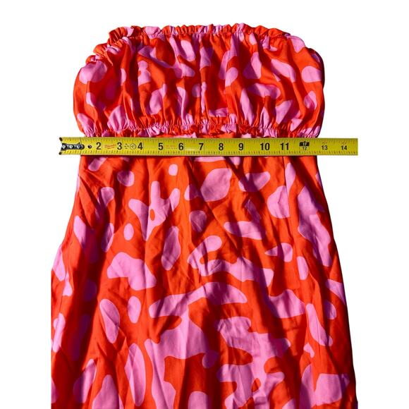 NEW-NWT Lost + Wander Rep Top Pink Midi Dress Size S - Picture 9 of 10